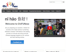 Tablet Screenshot of chifunese.com